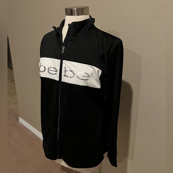 BEBE zip up jacket size m NEW - Picture 5 of 6